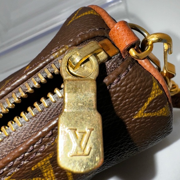 Louis Vuitton - mini Papillon pouch - very good used condition - LV monogram - Picture 11 of 13